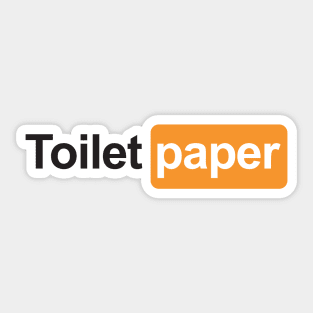 Private Toilet Paper Sticker